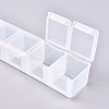 28 Grids Polypropylene(PP) Craft Organizer Case Storage Box X-CON-K004-09-5
