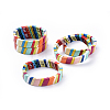 Tile Elastic Bracelets BJEW-K004-06-1