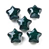 UV Plating Acrylic European Large Hole Beads OACR-S142-02B-1