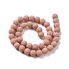 Natural Lava Rock Bead Strands G-L435-03-8mm-19-2