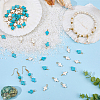 60Pcs Dyed Synthetic Turquoise Pendants FIND-BM0001-60A-4