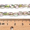 Electroplate Glass Beads Strands EGLA-P064-01B-FR03-4