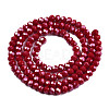 Electroplate Glass Beads Strands EGLA-A034-P10mm-A22-2