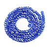 Electroplate Glass Beads Strands EGLA-A044-T1mm-B31-3