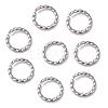 Tarnish Resistant 304 Stainless Steel Open Jump Rings X-STAS-F191-12P-B-1