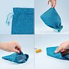Burlap Packing Pouches Drawstring Bags ABAG-PH0002-13-6