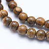 Natural African Padauk Wood Beads Strands WOOD-P011-02-4mm-3