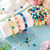96Pcs 6 Colors Natural Mashan Jade Round Beads G-TA0002-36-7