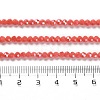 Electroplate Opaque Glass Beads Strands EGLA-A035-P3mm-A34-4