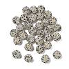 Sparkle Glass Rhinestone Round Beads OACR-S048-01I-2