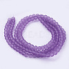 Baking Paint Transparent Glass Bead Strands X-GLAA-S031-6mm-32-2