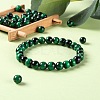 100Pcs 8mm Natural Green Tiger Eye Round Beads DIY-LS0002-08-6