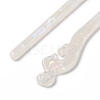 Opaque Acrylic Hair Sticks OHAR-C011-02B-2