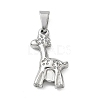 304 Stainless Steel Pendants STAS-B141-01A-P-1