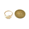 Natural Sea Shell Finger Rings RJEW-TA00168-4
