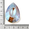 Electroplated Glass Pendants GLAA-G122-07D-3