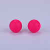 Round Silicone Focal Beads SI-JX0046A-18-2