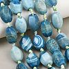 Natural Dragon Veins Agate Beads Strands GG-CBA8E33-A01-01-1