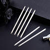 6Pcs Stainless Steel Blank Cuff Bangles MAK-BBC0001-32P-4