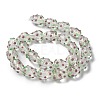 Handmade Foil Lampwork Bumpy Beads Strands FOIL-Z001-05B-1
