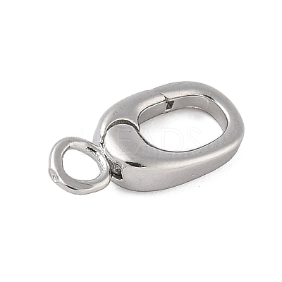 Brass Spring Gate Ring KK-L245-04P-02-1