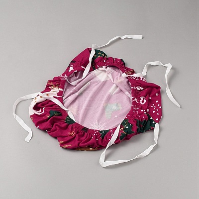 Christmas Theme Polyester Chair Cover AJEW-WH20009-27A-1
