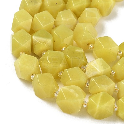 Natural Lemon Jade Beads Strands GG-CBAD988-A11-01-1