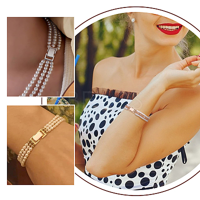 1Pc 925 Sterling Silver Fold Over Clasps STER-PH0004-13-1