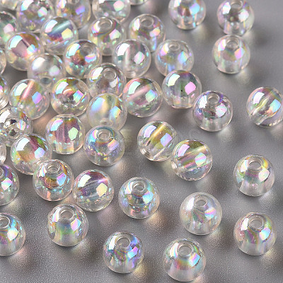 Transparent Acrylic Beads X-MACR-S370-B8mm-205-1