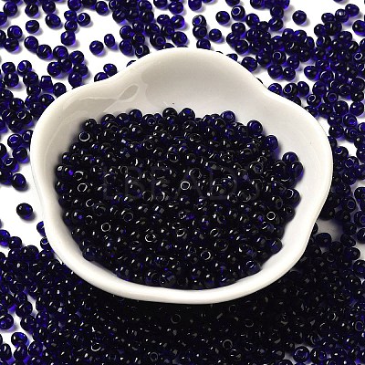 Transparent Colours Glass Seed Beads X1-SEED-P006-02A-11-1