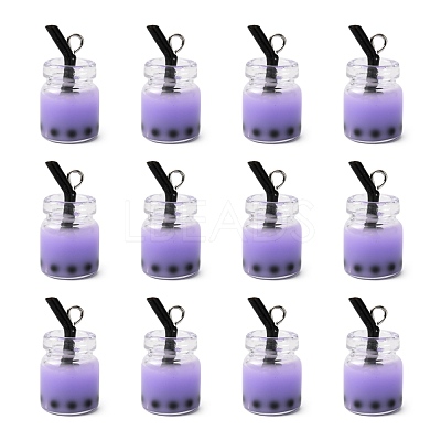 Glass Bottle Pendants X-CRES-S359-01F-1