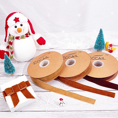 Velvet Ribbon SRIB-WH0006-18G-1