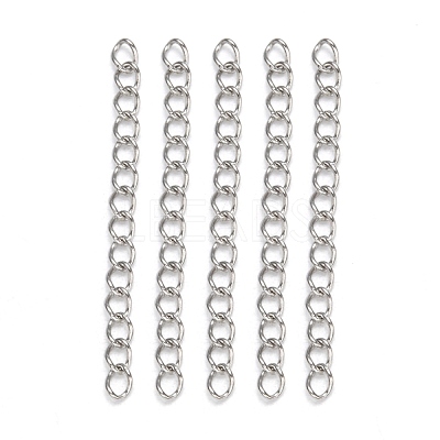 Tarnish Resistant 304 Stainless Steel Chain Extender X-CHS-R005-1
