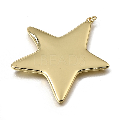 Brass Big Pendants KK-C262-42G-1