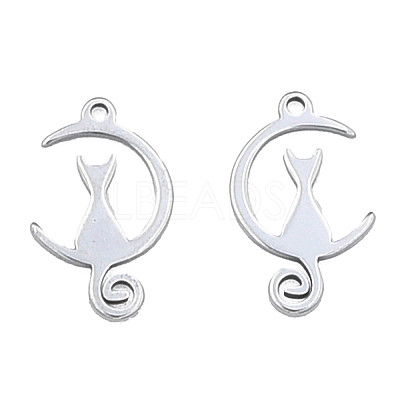 Non-Tarnish 201 Stainless Steel Pendants X-STAS-N098-081P-1
