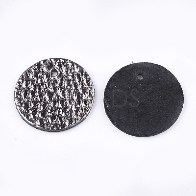 Eco-Friendly Cowhide Pendants FIND-S301-04A-01-1