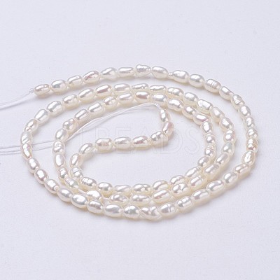 Natural Cultured Freshwater Pearl Beads Strands PEAR-P002-45-01-1