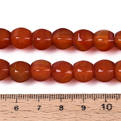 Dyed Natural Agate Beads Strands G-T144-50A-04-1