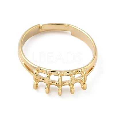 Adjustable Brass Finger Ring Trays for Hanging Pendant KK-K414-03D-G-1