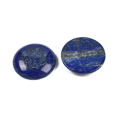 Natural Lapis Lazuli Cabochons G-H1596-FR-25mm-02-1