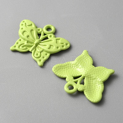 Baking Paint Alloy Pendants FIND-TAC0011-82A-1