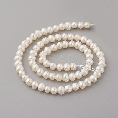 Natural Cultured Freshwater Pearl Beads Strands PEAR-G007-33-01-1