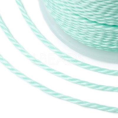 Round Waxed Polyester Cord X-YC-G006-01-1.0mm-34-1