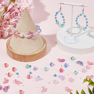 DIY Glass & Seed Beads Jewelry Making Finding Kit DIY-SC0025-69-1