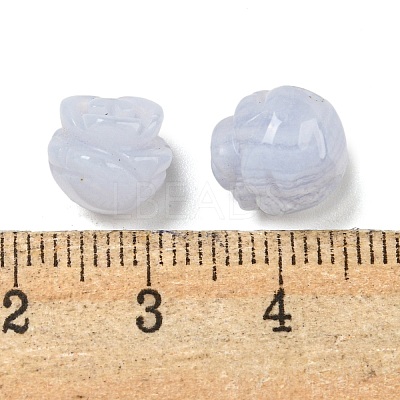 Natural Blue Lace Agate Carved Beads G-NH0001-10A-1