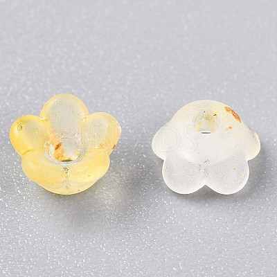 Frosted Transparent Acrylic Beads X-OACR-N137-72G-1