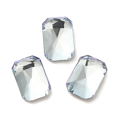 Glass Rhinestone Cabochons RGLA-P037-04B-D202-1