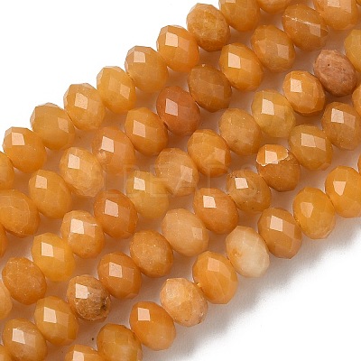 Natural Topaz Jade Bead Strands G-D344-A36-02-1