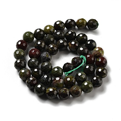Natural Dragon Blood Beads Strands G-E571-30B-1