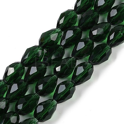Transparent Glass Beads Strands LS-EGLA-N013-T8mm-D15-1